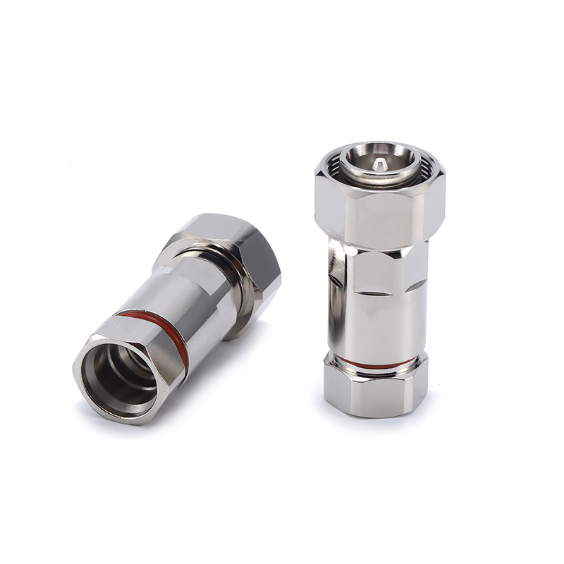 4.3／10 MALE connector  CLAMP size for  1／2 SUPER FLEXIBLE CABLE