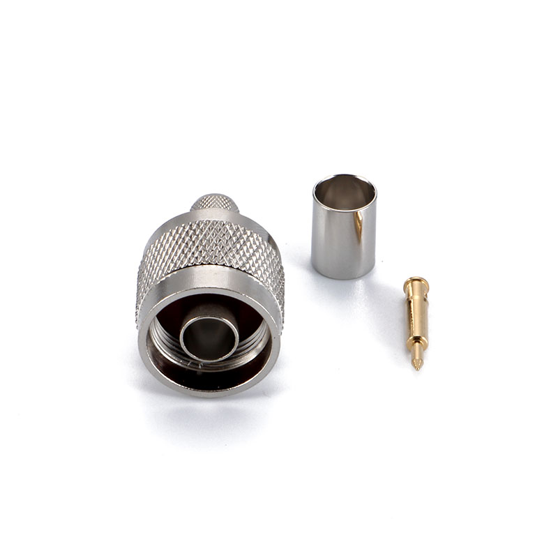 N MALE connector CRIMP for 5D-FB ／LSR300 ／ SYV-50-5
