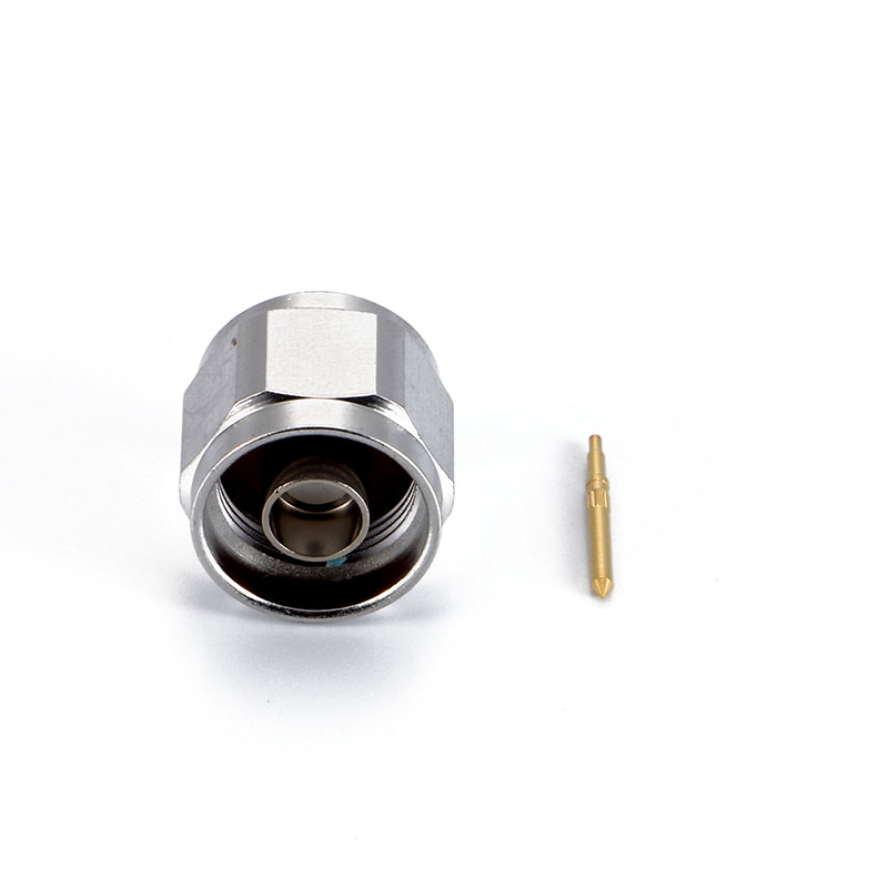 N MALE connector SOLDER  for 086 ／RG405