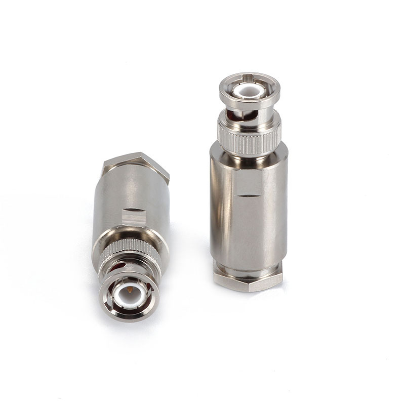 BNC  MALE connector CLAMP size for coaxial cable  7D-FB ／ LSR400 ／ RG213