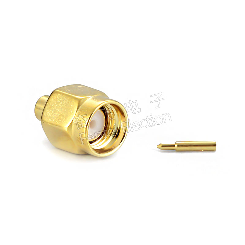 SMA connector SOLDER size for coaxial cable RG402 ／086