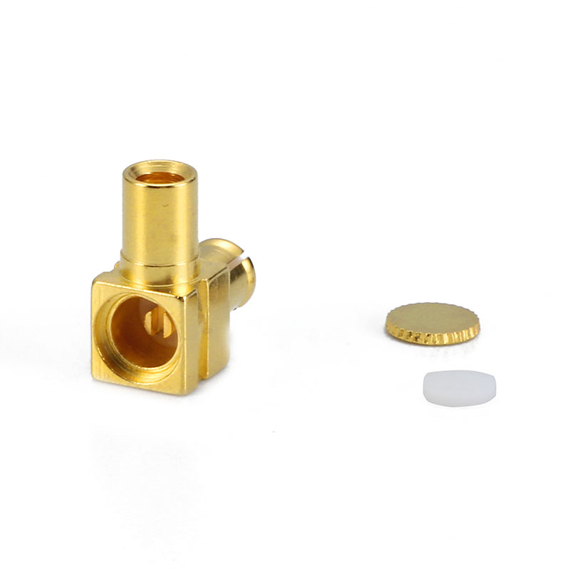 MCX  MALE  RA connector  SOLDER size for coaxial cable  RG405 ／086