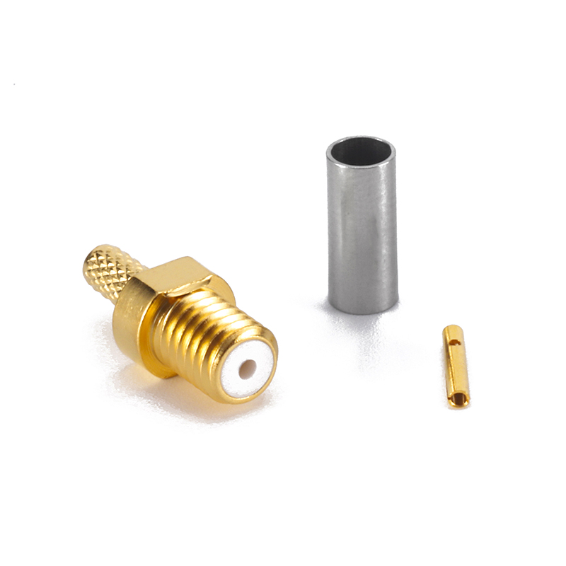 M5 FEMALE connector CRIMP size for coaxial cable  RG316／ RG174